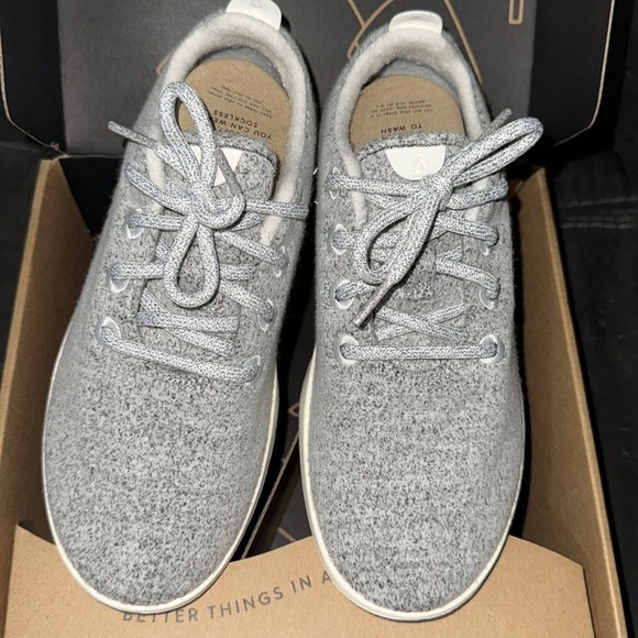 Allbirds Dapple Gray Merino Wool Runners Athletic Shoe Sneaker Running Size 8 - Picture 2 of 12
